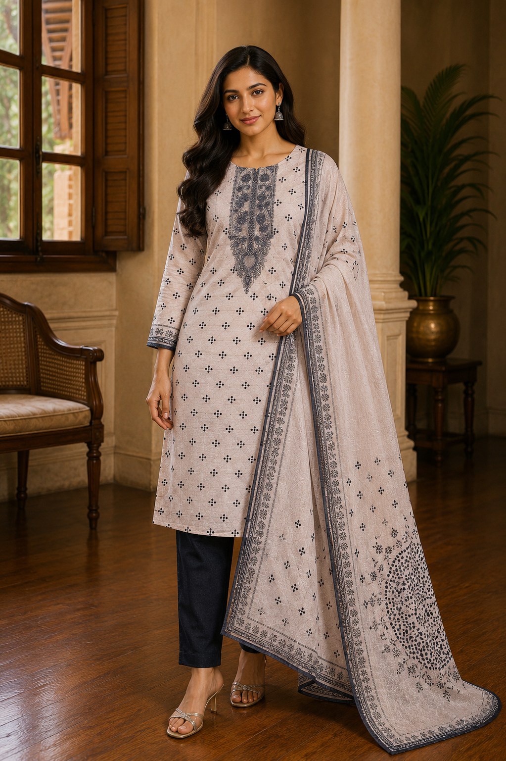 Unstitched salwar